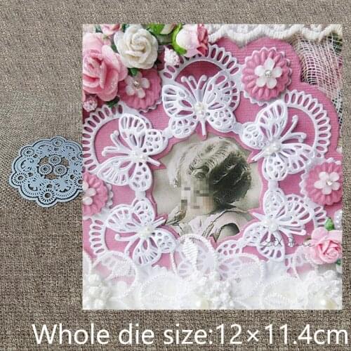 New Design Craft Metal stencil mold Cutting Dies butterfly wreath frame scrapbook die cuts Album Paper Card Craft Embossing