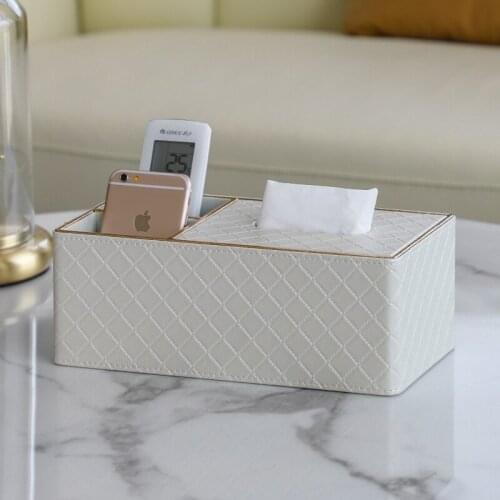 Nordic Creative Tissue Boxes Simple Luxury Living Room Container Storage Modern Tissue Boxes Boite A Rangement Home Garden DB60Z