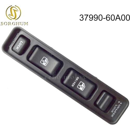 New 37990-60A00 Driver Side Electric Power Window Control Switch for Suzuki Vitara Bj. 1988 - 1998 1991 1992 1995 1996 1998