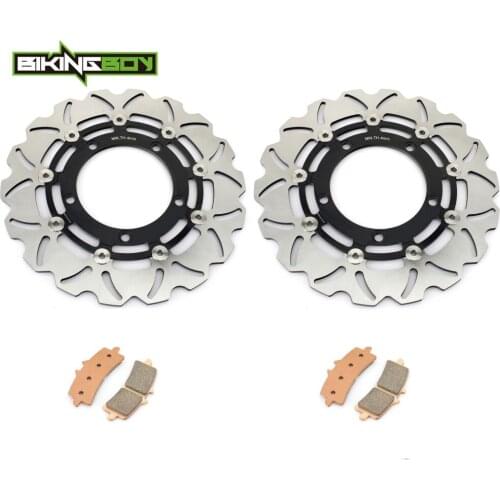 BIKINGBOY For Suzuki GSX1300R Hayabusa GSXR 1300 2013 2014 2015 2016 2017 Front Brake Discs Disks Rotors + Pads 310mm Full Set