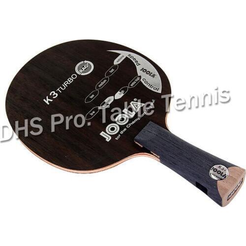 Original Joola New K3 TURBO K3+ SP, Ebony, 7 Ply Wood, Loop Offensive K3 Plus Table Tennis Blade Racket Ping Pong Bat