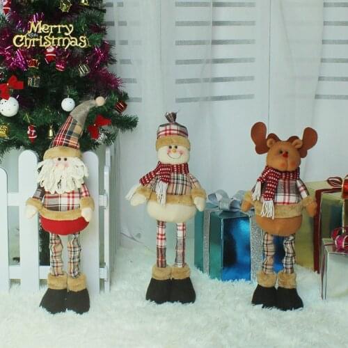 Christmas Gift Santa Claus Snowman Reindeer Doll Xmas Tree Hanging Ornaments Pendant Gift Christmas Decoration For Home