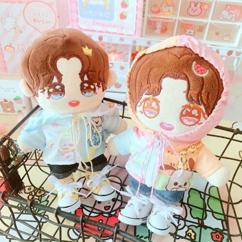 20cm PP cotton Replaceable clothes Doll Cartoon animal overcoat Coat Sean Xiao Clothes Childrens Christmas gifts