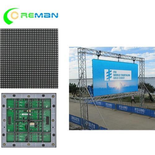 Smd p6 led module outdoor 192*192 dot matrix / outdoor led wall video P6 component led module panel