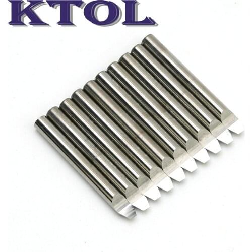 V CNC Router Bits Cutters for Metal Milling Engraving Machine Tools CNC Carbide End Mill Bits Knives 10pcs 4*2.0mm*45 Degree