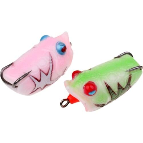 6 Pieces Natural lifelike 3D eyes Fishing Lure Premium Quality Double Strong Hooks Preferred Food for Bass Pike