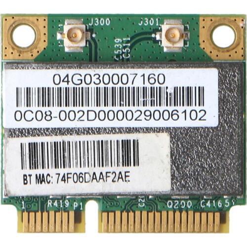 Wireless Card Adapter for Broadcom Bcm94313HMGB AW-NB047H BCM4313 Half Mini Pci-e Wifi Net-work Card with Bluetooth4.0