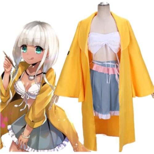 Anime Danganronpa V3 Angie Yonaga Cosplay Costumes Zentai Full Set Uniforms Women Suit