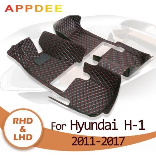 APPDEE Car floor mats for Hyundai H-1 2011 2012 2013 2014 2015 2016 2017 Custom auto foot Pads automobile carpet cover