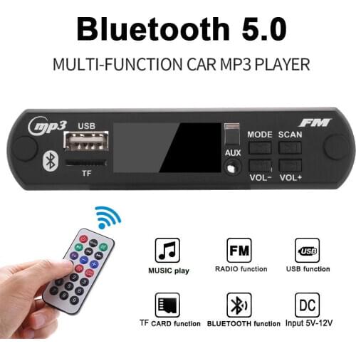 Vehemo USB SD FM Radio Module WMA Decoder Car Bluetooth for Auto MP3 Decoder Board 2020 Accessories for Player