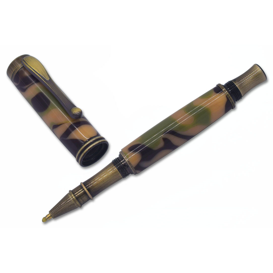 DIY Antique Pewter retro rollerball pen kits RZ-RP234