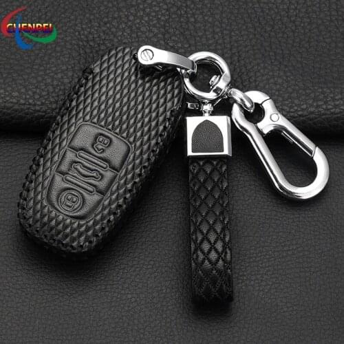 For Audi A4L A3 A6 Q3 Q5L A6L A5 A4 Q5 Car Key Case Cover Protection key Car Interior Decoration Accessories
