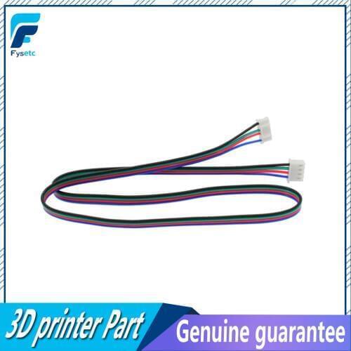 DuPont line HX2.54 4pin 50cm or 80cm or 100cm to 6pin White Terminal stepper Motor cable for Stepper Motor 3d printer
