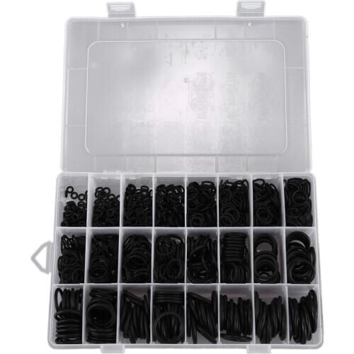 1200Pcs NBR Seal Ring Kit Thickness 1.5mm 2.4mm 3.1mm Nitrile NBR O-Ring Gasket Sealing Ring