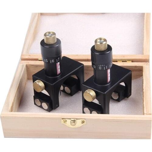 New 2pcs Magnetic Planer Blade Jointer Setting Jig Gauge Setter Woodworking Tool Kit