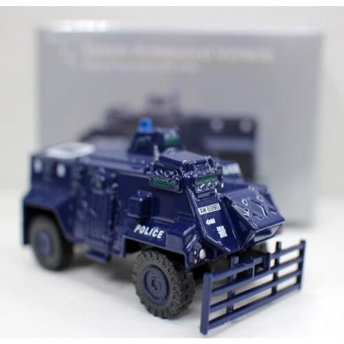 Diecast 1/64 Model Car SAXON JPC#90 Shachen Armored Car Hong Kong Police Car Limited Collection Toys for Boys Military Vehicle