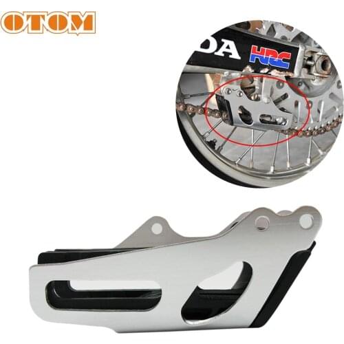 OTOM Motorcycle Chain Guide Rubber Inner Adhesive And Aluminum Alloy Cover For HONDA CRF250X CRF250R CRF450R CRF450RX Motocross