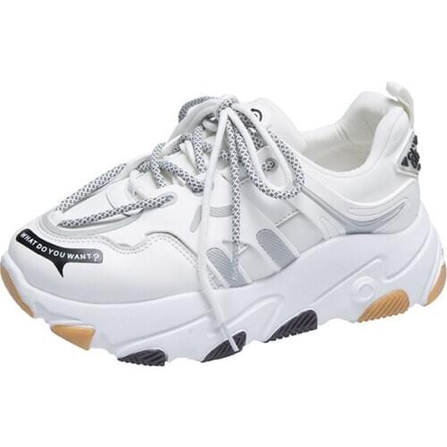 2020 Spring New Style Reflective Students Athletic Shoes Womens Korean-style Versatile Fashion Casual Sports WOMENS Shoes