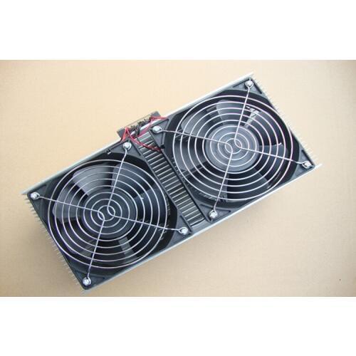 Electronic Refrigerator Air Conditioner Semiconductor Dual Thermoelectric Cooler Suite System Air Cooling Device Heat Exchanger