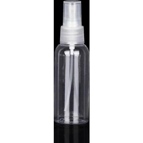Transparent spray bottle 60ml Plastic Mini Refillable Container Empty Containers Portable Liquid Spray Bottle