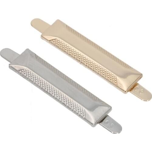 20 Pieces 36*10 MM Metal Labels Laser Trademark Clothing Luggage Hardware Leather Accessories Luggage Tags Custom Logo