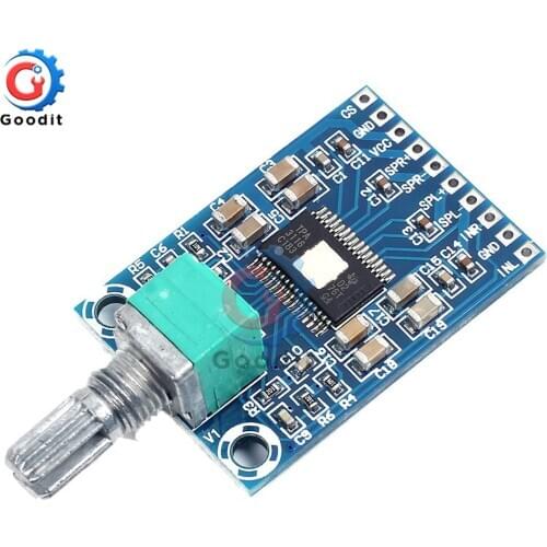 TPA3116 D2 Amplifier Module 2X50W Digital Stereo Audio Amplifier Board DC 12-24V w/ Volume Adjustable Potentiometer