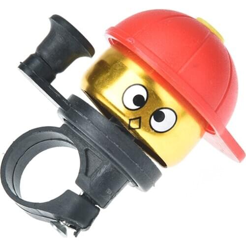 Bike Ride Horn Alarm Bicycle Bell Ring Lovely Kid Boy Hat Ring Bell For Cycling Bicycle