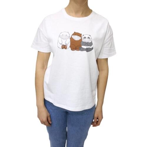 Bike Collar Three Masked T-Short-White