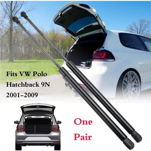 2Pcs Car Tailgate Boot Gas Struts Support Lifters For VW for Polo Hatchback 9N 2001-2009 6Q6827550C