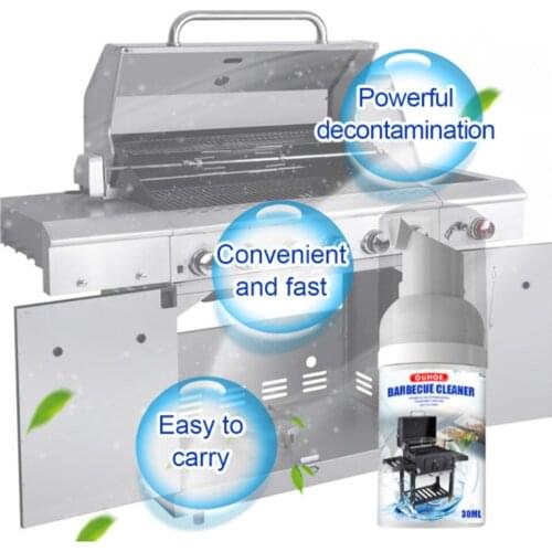 30ML/100ML Barbecue Cleaner Range Hood Pan Grill Frying Pan Barbecue Grill Rack Heavy Oil Decontamination Agent