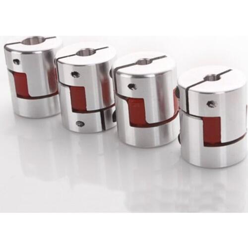 4PCS Aluminium Plum Flexible Shaft Coupling D25 L30 8X10mm Motor Connector Coupler 8mm To 10mm