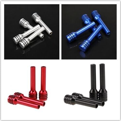 POSSBAY 4pcs Silver/Blue/Red/Black Aluminum Alloy Universal Car Truck Interior Door Lock Knob Pull Pins