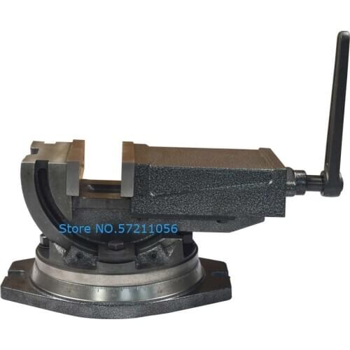 5" Tilting and Swiveling Bench Milling Vise Clamp Grip Bench Vice Angle Machinist Vise Drill Press Milling Machine Tool