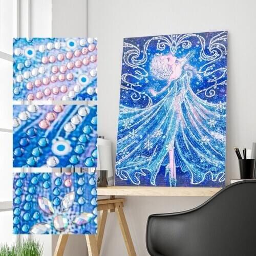 5D Diamond Painting Special Shaped Diamond Embroidery Cross Stitch Cartoon Fairy Rhinestone Picture Diamond mosaic Arts Craft