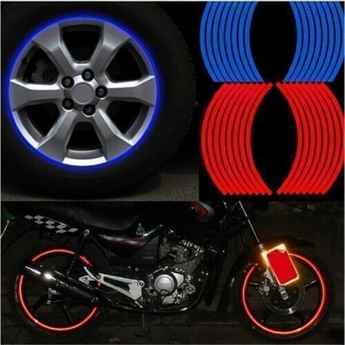 Car Strips Wheel Stickers And Decals for seat cordoba focus mk2 renault megane 4 bmw x1 suzuki jimny mercedes benz