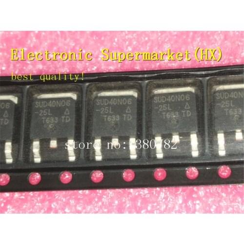 Free Shipping 100pcs/lots SUD40N06-25 40N06-25 40N06 TO-252 New original IC In stock