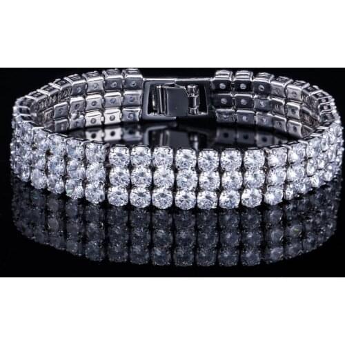 Cwwzircons Wide Bracelets