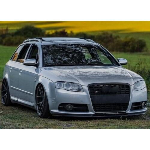 OEM Compatible with Audi S4 RS4 B7 A4 front bumper CUPRA R Euro Spoiler Lip Valance Splitter 3 PİECE LİP