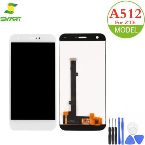 For ZTE Blade A512 LCD Display Touch Screen Digitizer Assembly Replacement + Tools For ZTE Blade Z10 / A512 5.2" LCDs Screen