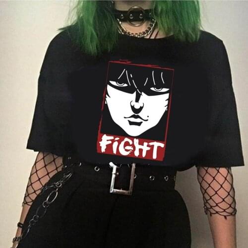 Hot Japanese Anime Baki the Grappler T Shirt Women Funny Tshirt Graphic Tees Female