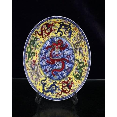 Elaborate Porcelain Hand Painting Crafts Home Decoration