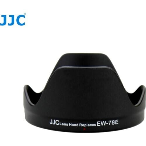 JJC DSLR Camera Lens Hood for CANON EF-S 15-85mm f/3.5-5.6 IS USM Lens Replaces Canon EW-78E Lens Flower Shade Protector