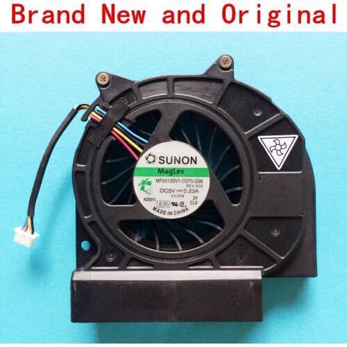 New laptop CPU GPU cooling fan Cooler radiator for Dell Latitude E6420 SUNON MF60120V1-C070-G99 DC5V 0.23A 4-wire 4-pin