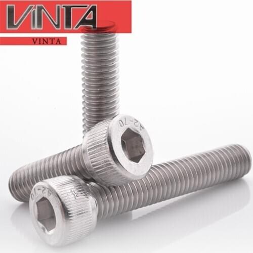 M3*5/6/8/10/12/16/50 stainless steel 304 cylindrical head hexagon socket screw cup head screw