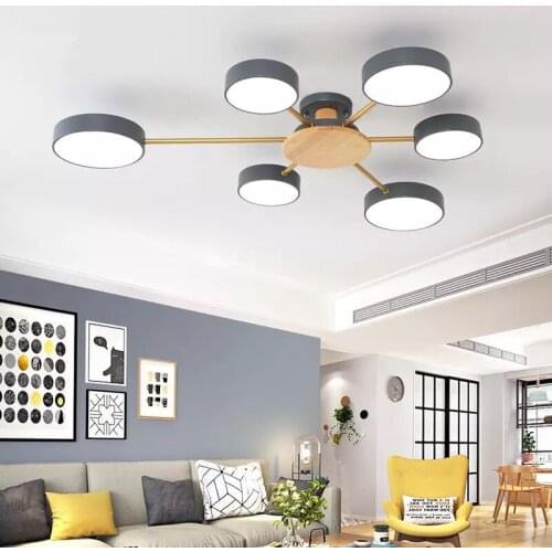 Освещение в помещении design lamp подвесные светильники люстра светодиодная nordic decoration home ventilador de techo