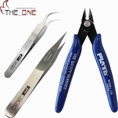 3D Metal Assembly Model Buildings Instrument DIY 3D Metallic Nano Puzzle Tools Tweezers Pincers Technic Accessories