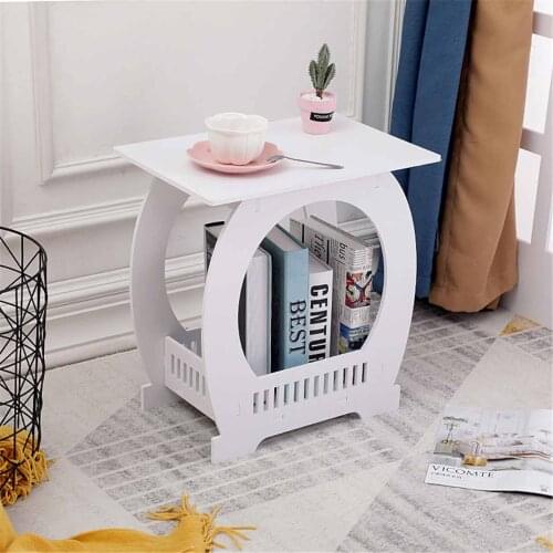 Multifunction Modern Small Sofa Side Table Living Room Coffee Tables End Table Magazine Storage Rack Bedroom Home Furniture