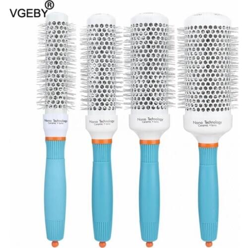Professional Round Hair Comb Hair Brush Hair Styling Hairbrush Hairdressing Comb Curly Hair Tools