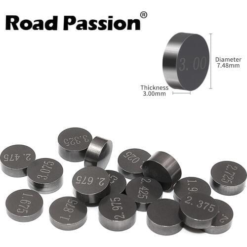 Road Passion 46pcs Motorcycle 7.48mm 7.48 mm Diameter Valve Shims For Suzuki AN650A AN650 AN400 For Kawasaki ZZR600 ZX900
