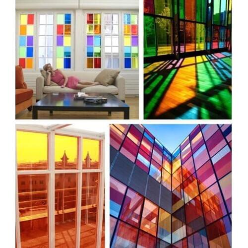 100cm wide custom tint balcony window paper heat insulation anti-glare film one-way perspective is prevented bask in paper